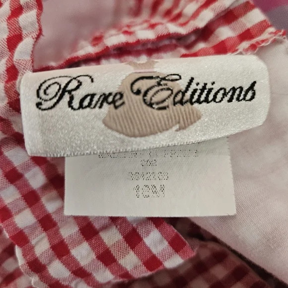 Rare Editions Red, White & Blue Polka Dot Dress ❤️ 18 Months - Picture 5 of 5